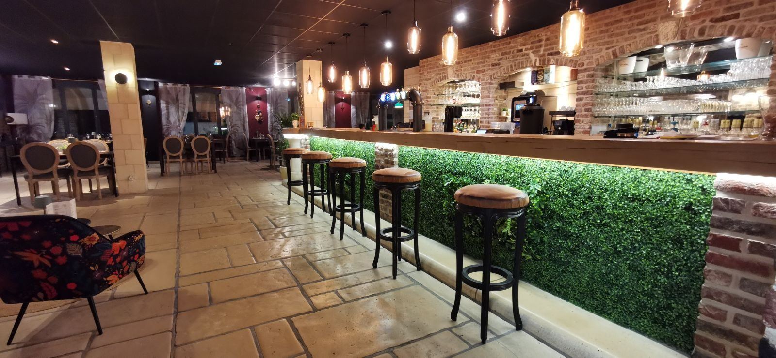 Le bar de l'hôtel